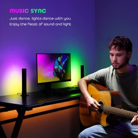 Lytmi RGB Smart LED Light Bars, Gaming Lights, Sync to PC Screen & Music, Ambient Lighting