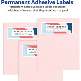 Avery 5160 Easy Peel Address Labels , White, 1 x 2-5/8 Inch, 3,000 Count (Pack of 1)