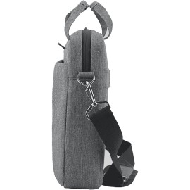 KROSER Laptop Bag 15.6 Inch Briefcase Shoulder Bag Water Repellent Laptop Bag Satchel Tablet Bussiness Carrying Handbag Laptop Sleeve for Women and Men-Grey