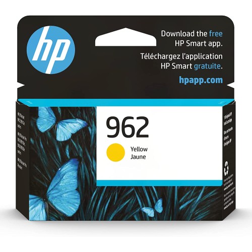 Original HP 962 Yellow Ink Cartridge | Works with HP OfficeJet 9010 Series, HP OfficeJet Pro 9010, 9020 Series