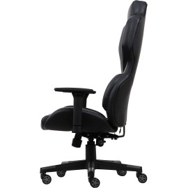 X Rocker Zeta PC Office Gaming Chair, 27.36" x 27.56" x 48.43", Black/Gray
