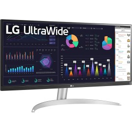 LG 29WQ600-W 29 Inch 21:9 UltraWide Full HD (2560 x 1080) 100Hz IPS Monitor, Built in Speakers