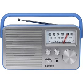 Jensen Mr-750 Portable Am/Fm Radio (Blue)