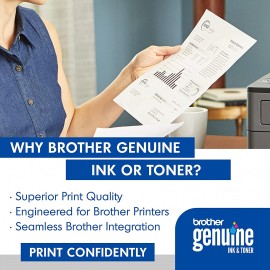 Brother Genuine High Yield Toner Cartridge, TN660, Replacement Black Toner, Page Yield Up To 2,600 Pages