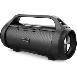 Dolphin LX-20 Dual Portable Bluetooth Waterproof Tube Speaker with HD Sound and Bass, High Power 30W, Includes FM Radio, USB/SD MP3, AUX Input