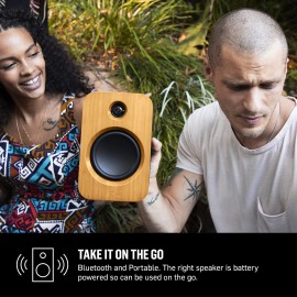 House of Marley Get Together Duo - Speakers - wireless - Bluetooth - 20 Watt - 2-way - signature black