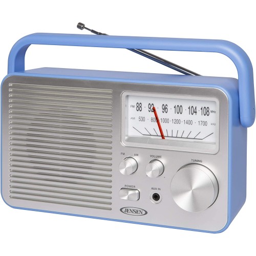 Jensen Mr-750 Portable Am/Fm Radio (Blue)