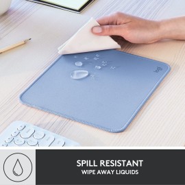 Logitech Studio Series - Keyboard and mouse pad - anti-slip rubber base, easy gliding, spill-resistant surface - lavender