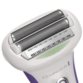 Remington Smooth & Silky Electric Shaver for Women, White/Purple
