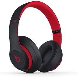 Beats Studio3 Wireless Noise Cancelling Over-Ear Headphones - Apple W1 Headphone Chip Defiant Black-Red