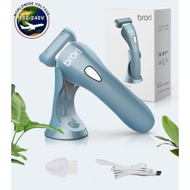 Brori Electric Razor, Womens Shaver Bikini Trimmer Body Hair Removal