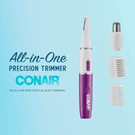 Conair Ladies Lithium Ion Precision Trimmer Purple