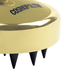 Cosmopolitan Ergonomic Wet/Dry Scalp Massager (Gold)