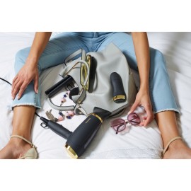 Cosmopolitan Hair Straightener (Black And Gold)