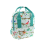 Durable polyester - Color Printed design with aqua accents - Internal padded notebook sleeve with elastic Velcro fastener