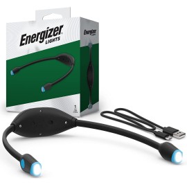 ENERGIZER LED Rechargeable Black (Neck Light) FLEX, Book Light for Reading in Bed