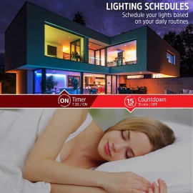 Energizer Connect Smart Wi-Fi Dimmable Bright White And Multicolor Led Light Strip, 6.56 Feet