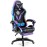 Geepro Gaming Chair Massage with LED RGB Lights and Footrest Ergonomic Computer Chair