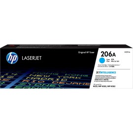 HP 206A Cyan Original Toner Cartridge | Works with HP Color LaserJet Pro M255, HP Color LaserJet Pro MFP M282, M283 Series | W2111A