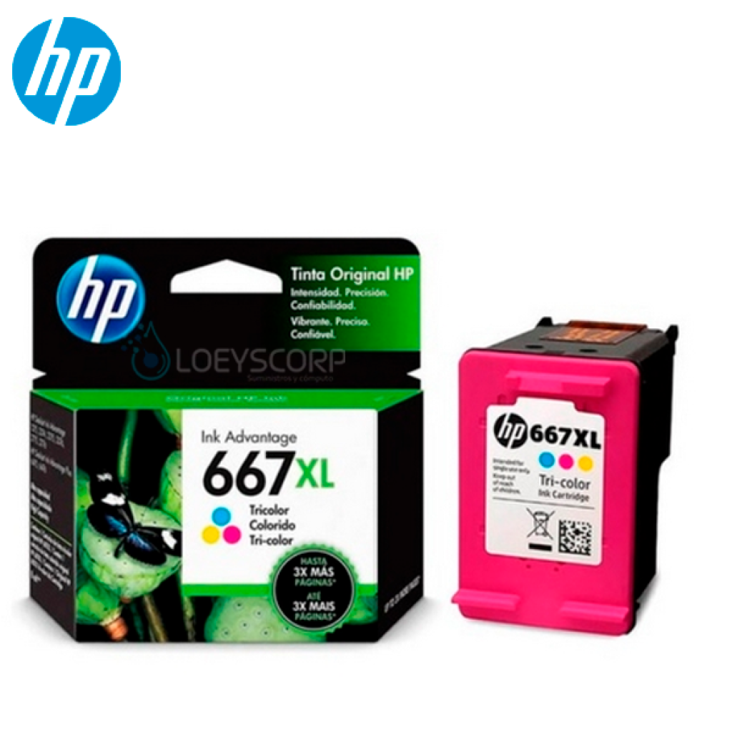 HP 667XL Color Ink cartridge - HP-3YM80AL