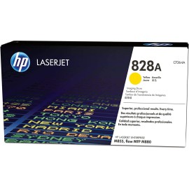 HP 828A - Yellow - original - drum kit - for Color LaserJet Managed Flow MFP M880; LaserJet Enterprise Flow MFP M880