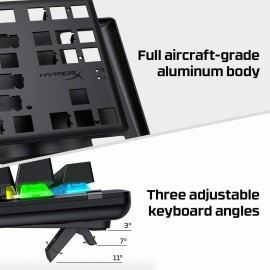 HyperX Alloy Origins Mechanical Gaming Keyboard, Software-Controlled Light & Macro Customization Tactile HyperX Aqua Switch