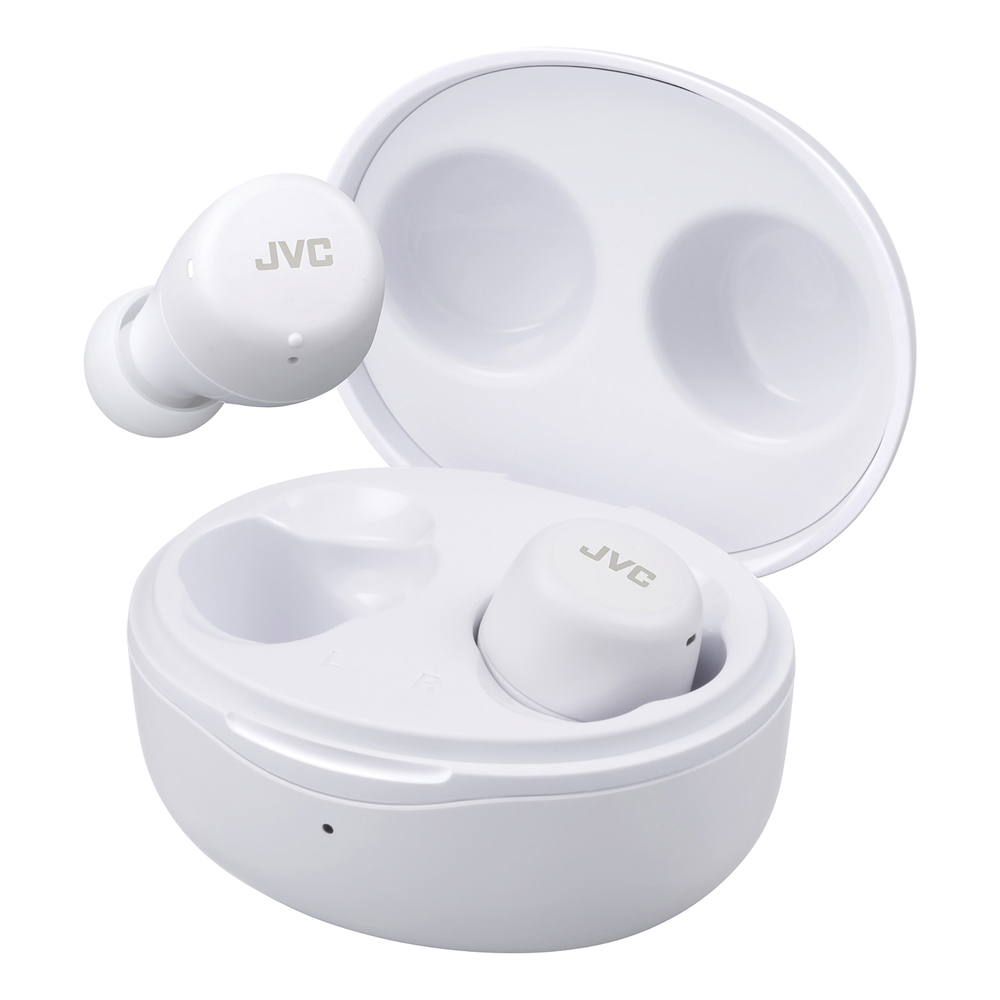 Jvc Gumy Mini Bluetooth Earbuds, True Wireless With Charging Case (Coconut White)