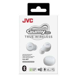 Jvc Gumy Mini Bluetooth Earbuds, True Wireless With Charging Case (Coconut White)