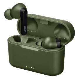 Jvc Riptidz Bluetooth Earbuds, True Wireless With Charging Case (Olive)