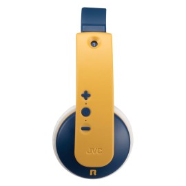 Jvc Tinyphones Bluetooth Children'S On-Ear Headphones, Volume Limiting, Yellow, Ha-Kd10W