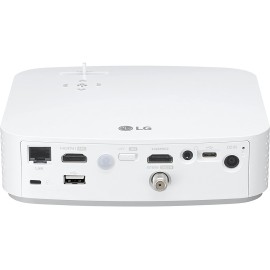 LG PF50KA 100” Portable Full HD (1920 x 1080) LED Smart TV Home Theater CineBeam Projector with Built-in Battery (2.5 Hours) - White