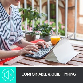 Logitech K380 Wireless Multi-Device Keyboard for Windows, Apple iOS, Apple TV android or Chrome