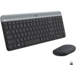 Logitech MK470 Slim Wireless Mouse and Keyboard Combo Black/Gray
