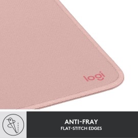 Logitech Rose Mouse pad Studio Series - Mouse pad - anti-slip rubber base, easy gliding, spill-resistant surface - dark rose