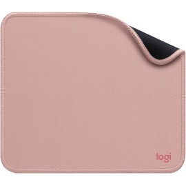 Logitech Studio Series - Keyboard and mouse pad - anti-slip rubber base, easy gliding, spill-resistant surface - dark rose