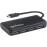 Manhattan 164924 4-Port USB 3.2 Gen 1 Hub USB-C Male to 4x USB A Female 5Gbps Data Transfer Rates USB Powered Black
