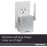 NETGEAR Wi-Fi Range Extender EX3700 - Coverage Up to 1000 Sq Ft and 15 Devices with AC750 Dual Band Wireless Signal Booster & Repeater (Up to 750Mbps Speed), and Compact Wall Plug Design