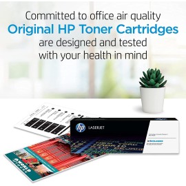 HP 206A Cyan Original Toner Cartridge | Works with HP Color LaserJet Pro M255, HP Color LaserJet Pro MFP M282, M283 Series | W2111A