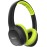 Philips ActionFit SH402 Wireless Bluetooth Headphones, IPX4 Splash-Resistance, Up to 20 hours of Play time, Echo Cancellation, Quick Charge, Smart Pairing and Cooling Earcups - Black/Green (TASH402LF)