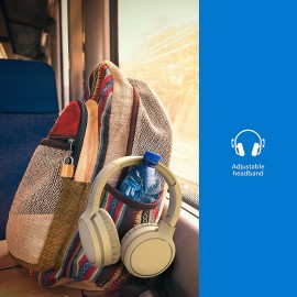 Philips H5205 Over-Ear Wireless Headphones with 40mm Drivers & BASS Boost on-Demand, White