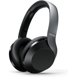 Philips PH805 Active Noise Canceling (ANC) Over Ear Wireless Bluetooth Performance Headphones w/Hi-Res Audio, Comfort Fit and 30 Hours of Playtime (TAPH805BK)