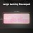 Pink RGB LED Gaming Mouse Pad, 14 Modes Glow Pad, Extra Large Gaming Mousepad