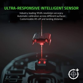 Razer Viper Ultimate Hyperspeed Lightweight Wireless Gaming Mouse & RGB Charging Dock: Fastest Gaming Mouse Switch - 20K DPI Optical Sensor - Chroma Lighting - 8 Programmable Buttons - 70 Hr Battery