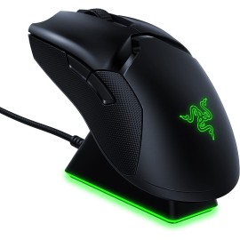 Razer Viper Ultimate Hyperspeed Lightweight Wireless Gaming Mouse & RGB Charging Dock: Fastest Gaming Mouse Switch - 20K DPI Optical Sensor - Chroma Lighting - 8 Programmable Buttons - 70 Hr Battery