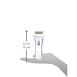 Remington Smooth & Silky Electric Shaver for Women, White/Purple