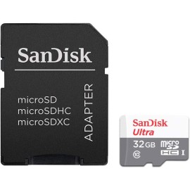 SanDisk Ultra - Flash memory card (microSDHC to SD adapter included) - 32 GB - Class 10 - microSDHC UHS-I