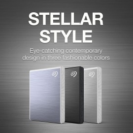 Seagate One Touch SSD STKG500400 - SSD - 500 GB - external (portable) - USB 3.0 (USB-C connector) - black - with Seagate Rescue Data Recovery