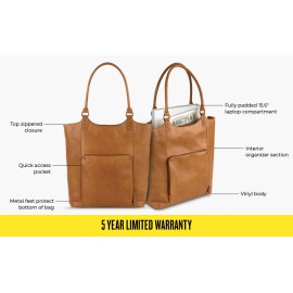 Solo Executive 15.6 Inch Bucket Tote, Espresso