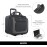 Solo New York Bryant Rolling Laptop Bag, Black/Grey, 14" x 16.8" x 5"