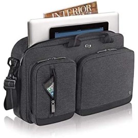Solo New York Urban Carrying Case (Briefcase) for 15.6" Notebook - Gray, Black